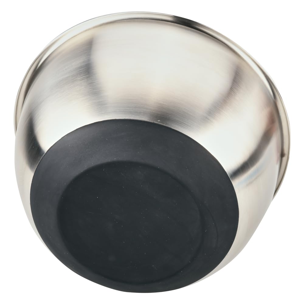 Bol Mélangeur Kesper 24 Cm (3,5 L) – Acier Inoxydable Avec Fond Silicone Et échelle De Mesure Intégrée