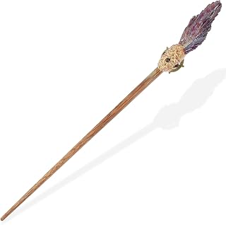 Artibetter Witch Wand Witch Supplies Crystal Gemstone Wand Stone Wand Cosplay for Witches and Wizards Use Minimalist Home Decor Minimalist Home Decor