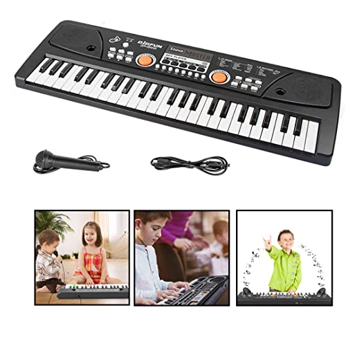 Kids Piano Clavier 49 Key Keyboard Piano Electric 49 Touches avec Microphone éducatif Toy Music Instrument Gift for… - Les Beatles, Paul McCartney, John Lennon, RIngo Starr, George Harrison Kids Piano Clavier 49 Key Keyboard Piano Electric 49 Touches avec Microphone éducatif Toy Music Instrument Gift for… – Image 4