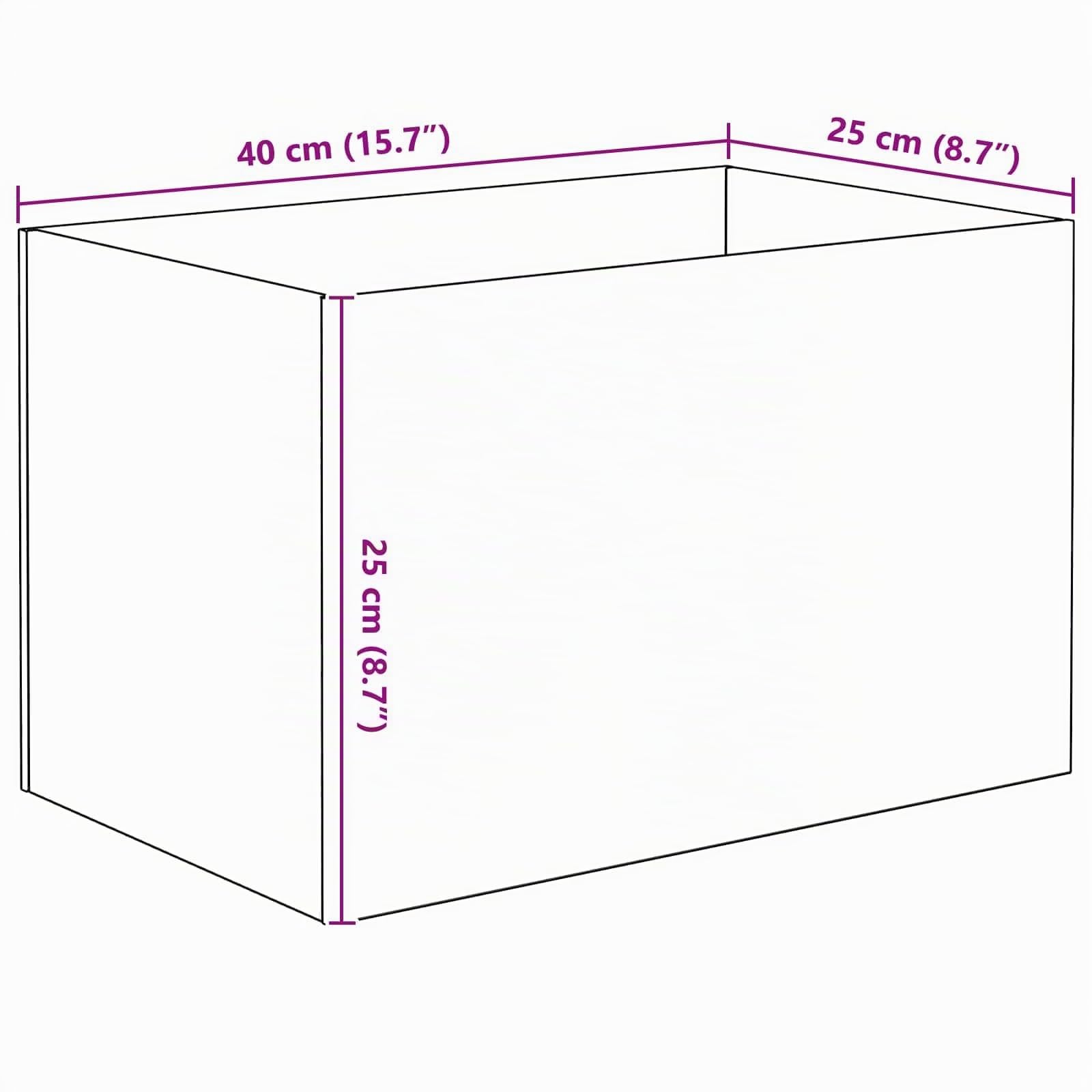 vidaXL Acuario con Almacenamiento Transparente 40 x 25 x 25 cm Cristal, Acuario exhibidor, Tanque de Vidrio Moderno, pecera panorámica, para Interiores y Exteriores