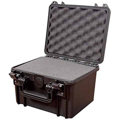 Waterproof Deep Protective Hard Camera Case with Foam - IP67 Rated Dustproof Outdoor Protection for GoPro HERO2 HERO3, DSLR, SLR, Lenses and Accessories (Black) Cover