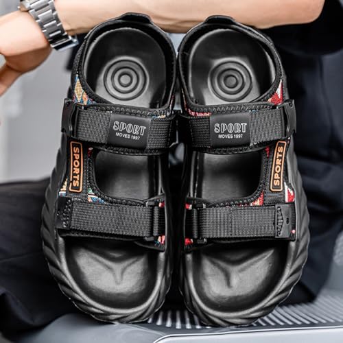 Men's Closed - Toe Sport Outdoor Hiking Sandals: Ideal for Athletic Adventures, Beach & Fishing. Water - friendly, Durable & Comfortable.3