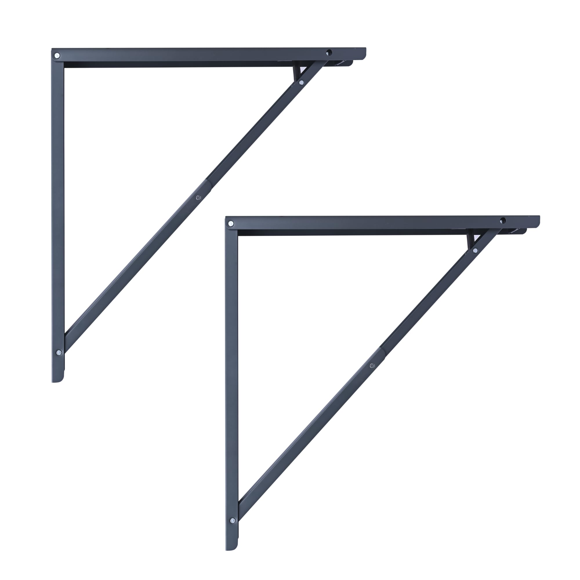 Godrej Furniture Fitting I Wall Mount Folding Table/Shelf Brackets (16 inch / 400mm, 100kg Capacity, 2 Units) ||Steel Fold-Down Bracket for Wall Mounted Tables, Desk with 1 Year Warranty — Amazon image 8