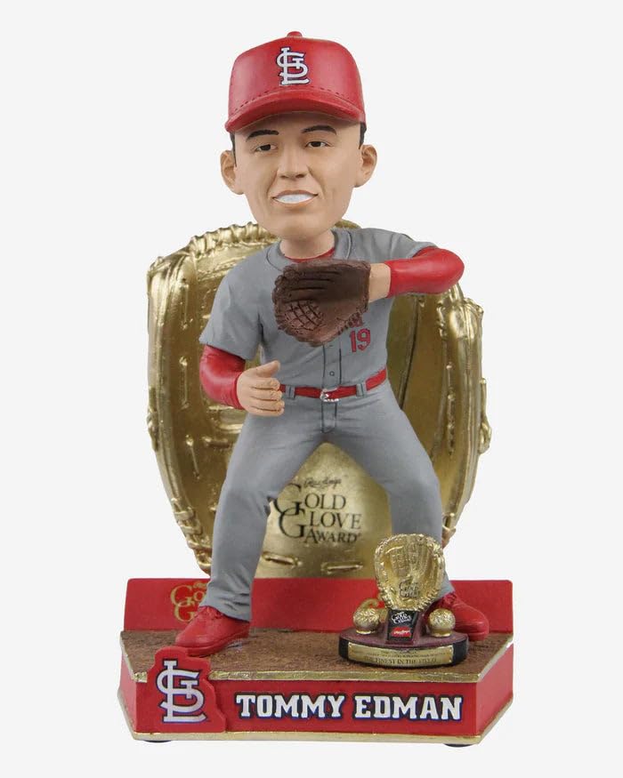 MLB -  Edmanボブルヘッド Tommy Edman St. Louis Cardinals 2021 Gold Glove Bobblehead