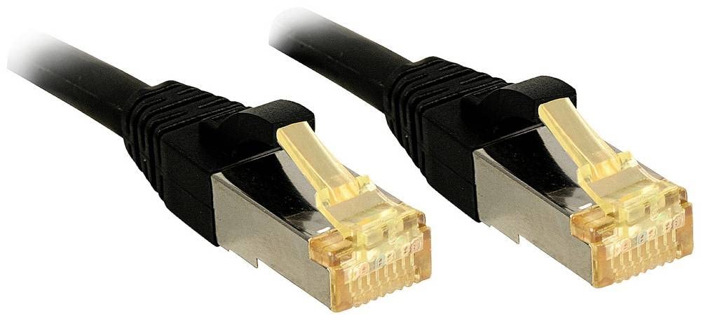 LINDY Cat.7 S/FTP PIMF LSOH Black Patch Cable, 15 metres