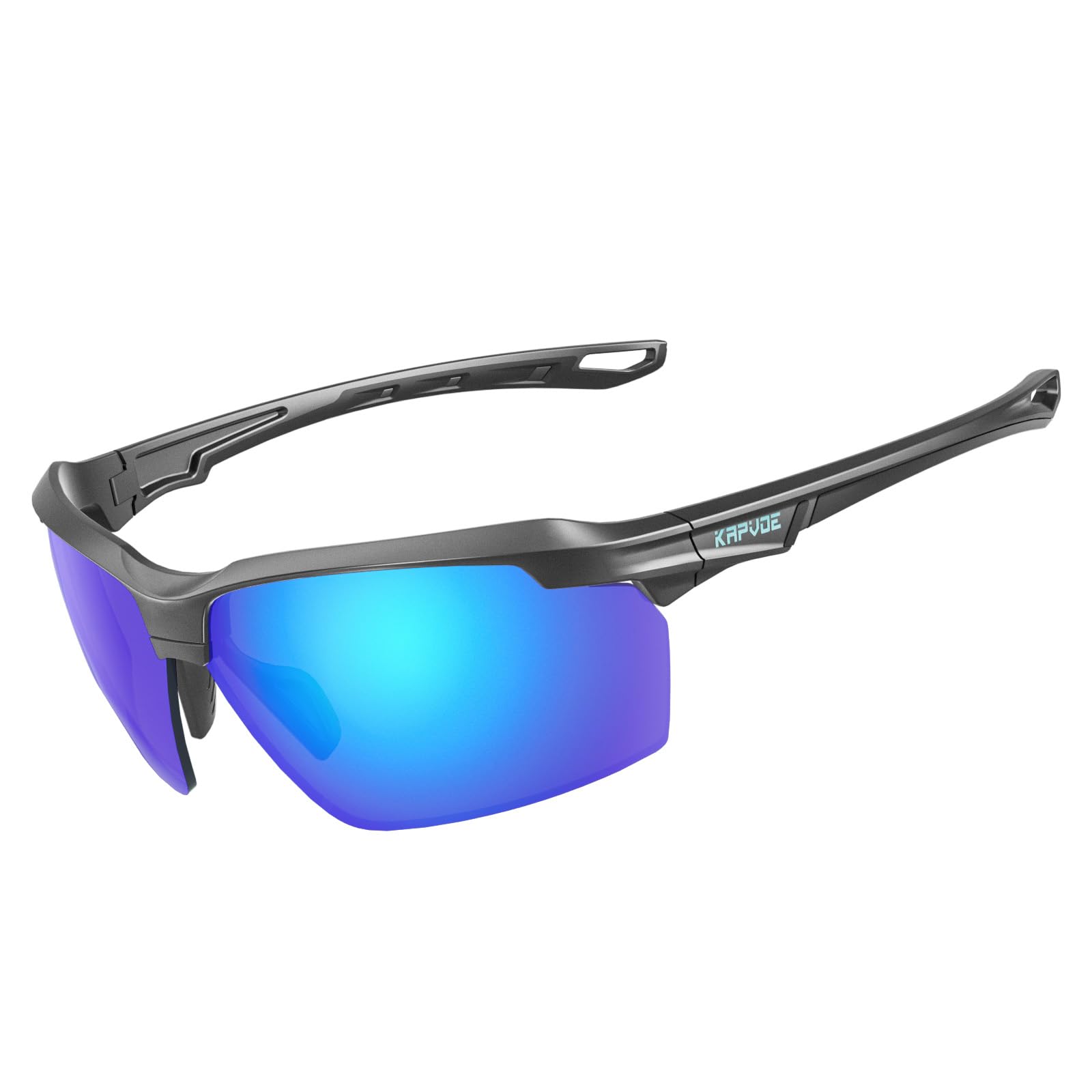 KAPVOE Sports Sunglasses Polarized Cycling Glasses Baseball Running Mountain Bike Triathlon Golf MTB for Men Women 03