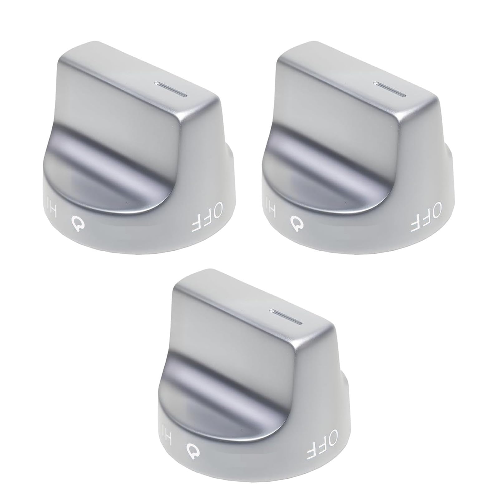 Kalttoy Cooker Handle Replacement Control Knob Zinc Alloy Texture Smooth Turning Accurate Heat for Cooker Zinc Alloy Stove Knob Replacement