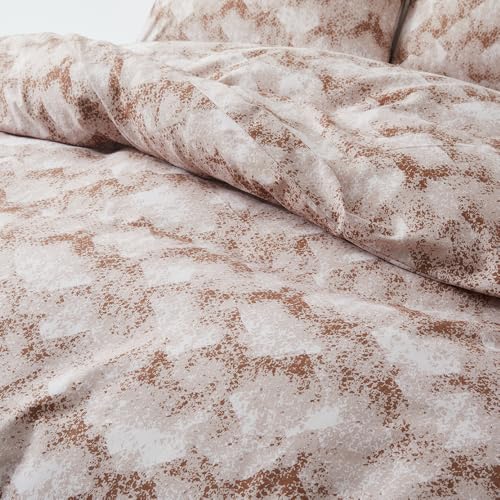 Housse de couette en polyester brossé doux et résistant aux plis Underzy