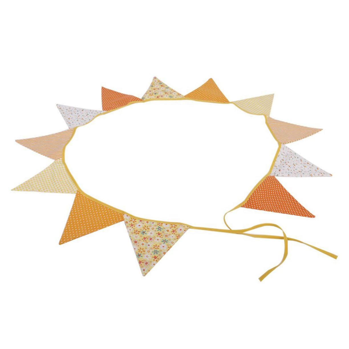 Cabilock 36 Piezas De Banner Decorativo De Boda Banderines De Tela Banderines De Tela Decoraciones De Boda Al Aire Triangulares Decoración Navideña De Bautizo Para
