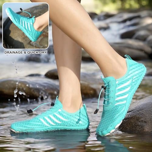Image of Hike Barefoot Shoes Womens Men,Unisex Barefoot Water Shoes Breathable, Anti-Slip Hiking Footwear for Athletic Wide Toe Shoe Footwear for Hiking, Walking, Running, Yoga, and Water Sports