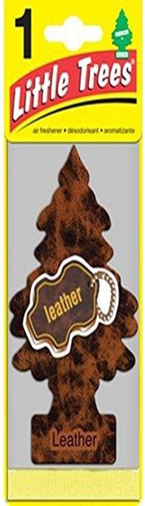 LITTLE TREES Leather 3-Pack - Cedar, Gel