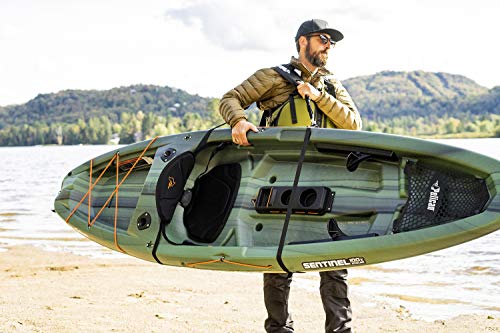 Pelican Universal SUP & Kayak Comfortable Carrying Shoulder Strap - Universal Adjustable Sling with Built-in Paddle Loop- Black - image 7