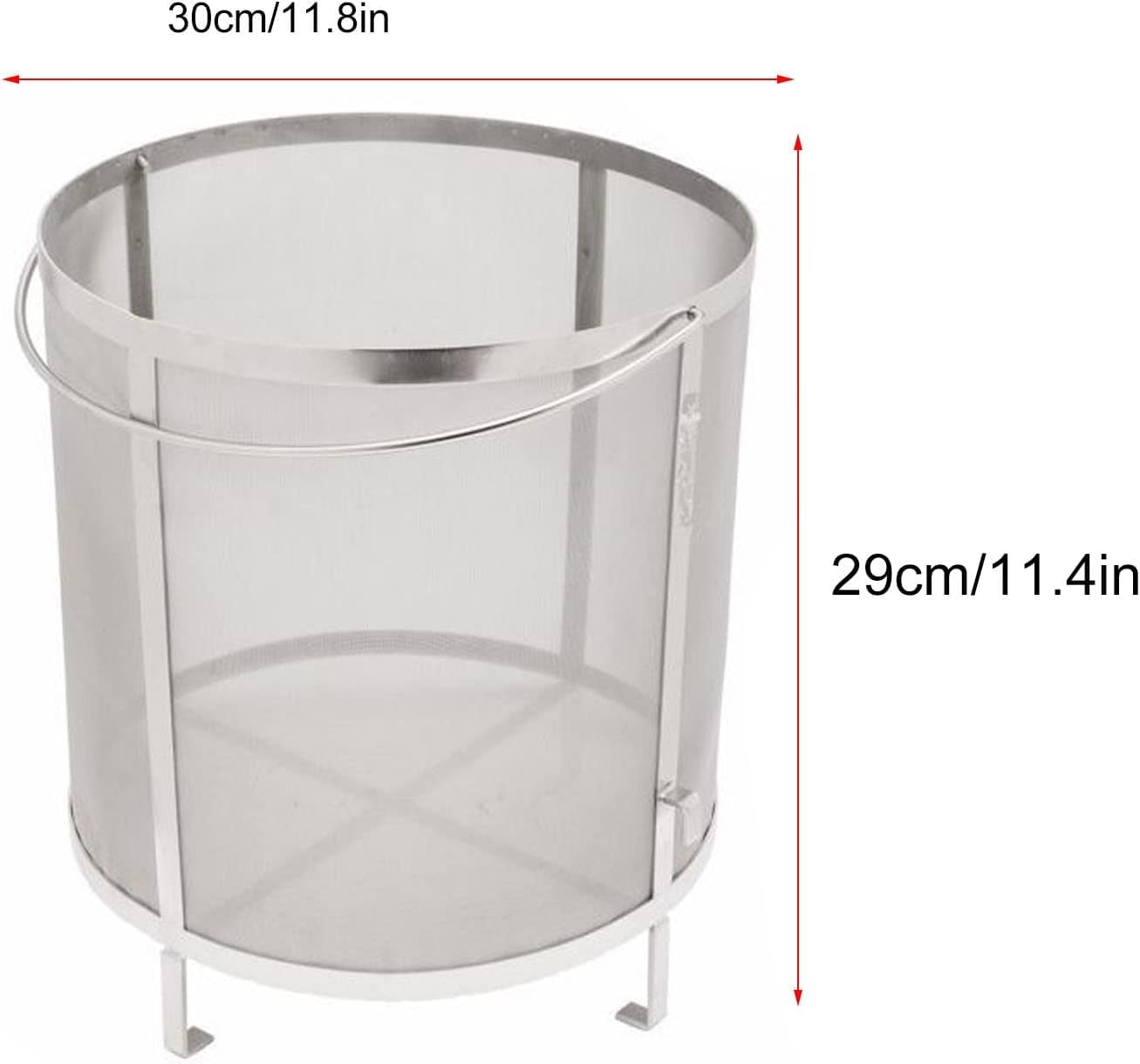 Filtre À Houblon En Acier Inoxydable 304 Avec Support Pour Le Brassage Amateur.