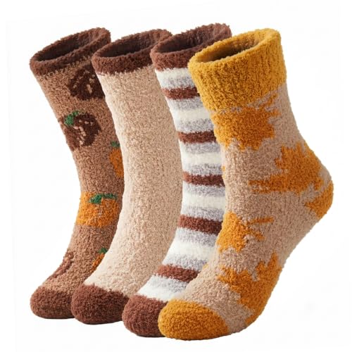 4 pcs Snuggle Sac Fuzzy Socks - image 6