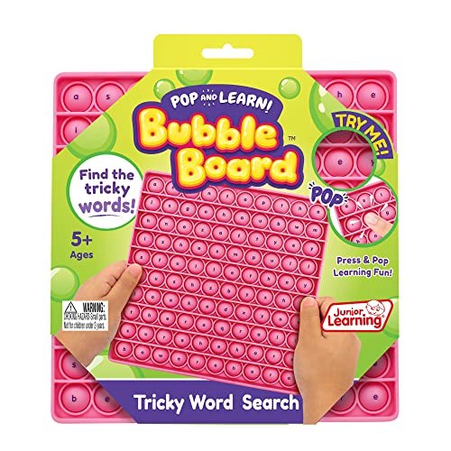 Image of Junior Learning Tricky Word Search Bubble Board, Multicolor (JL683) Medium