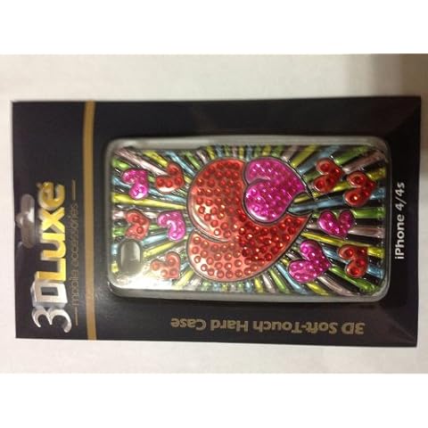 3D Luxe Cover for iPhone 4/4S - Retail Packaging - True Love Cover