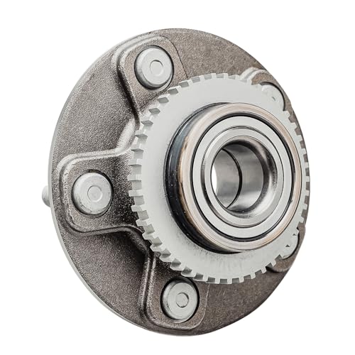 Image of Detroit Axle - 2pc Rear Wheel Bearing Hubs Assembly for 2000-2003 Nissan Maxima, 2002-2004 Infiniti I35, 2000-2001 I30, 5-Lug w /ABS, Wheel Bearing Hub Assembly Replacement