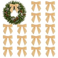 Lot De 12 Nœuds En Velours Pour Couronne De Sapin De Noël, Ruban