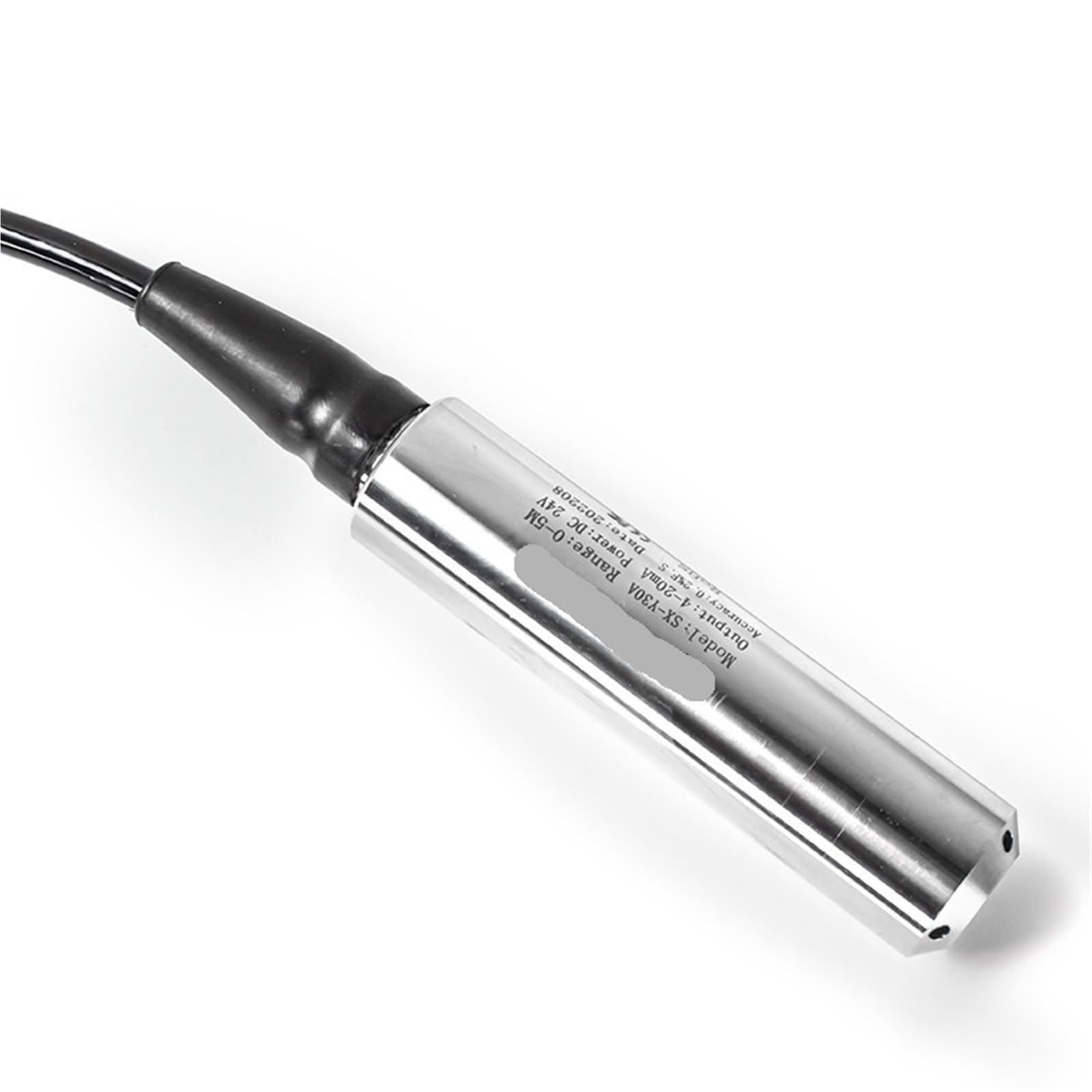 Sensor de nivel de sonda hidrostática SS304, 2 cables, 19mm, 4, 20ma, 5m, 10m, 20m, transmisor de Sensor de nivel de líquido de agua for tanques contra incendios | 5m range 10m cable