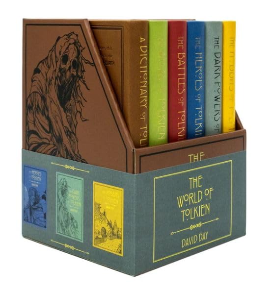 The World of Tolkien Complete 6 Books Collection Box Set by David Day (Dictionary, Atlas, Battles, Heroes, Dark Powers & Hobbits)