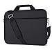 AtailorBird 14 Inch Laptop Bag, Protective Computer Case with Shoulder Strap and Luggage Belt, Laptop Case for Netbook Ultrabook Laptop – Black