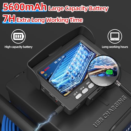 Sanyipace 8417DM-30M Sewer Camera 100Ft/30M thumb #2