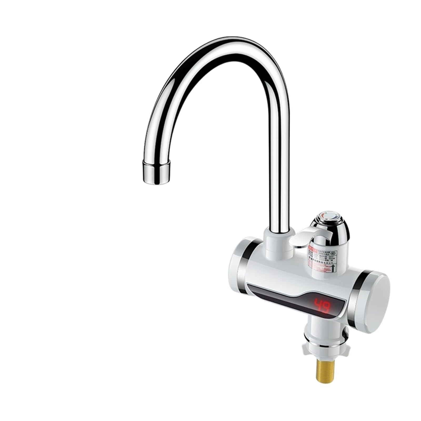 LNHHG Intelligent Instant Hot Water Faucet,Stainless Steel Universal Hose Tankless Faucet,With Shower Bathroom Kitchen Water Heater(Under type)
