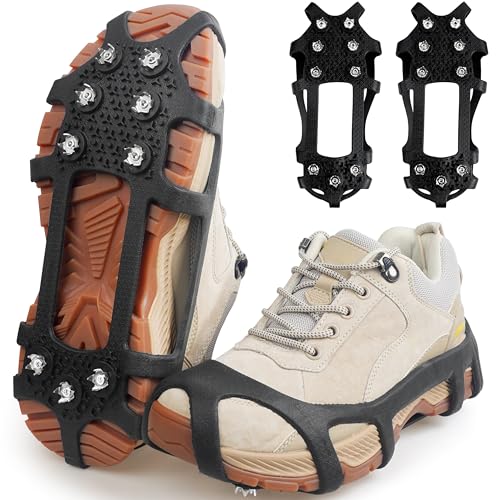 Crampons à glace antidérapants haute résistance pour bottes de neige