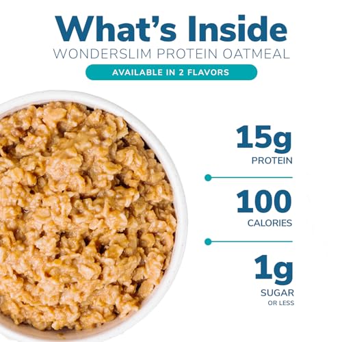 Wonderslim Instant Protein Oatmeal, Maple Brown Sugar, Gluten Free, Low Carb thumb #3