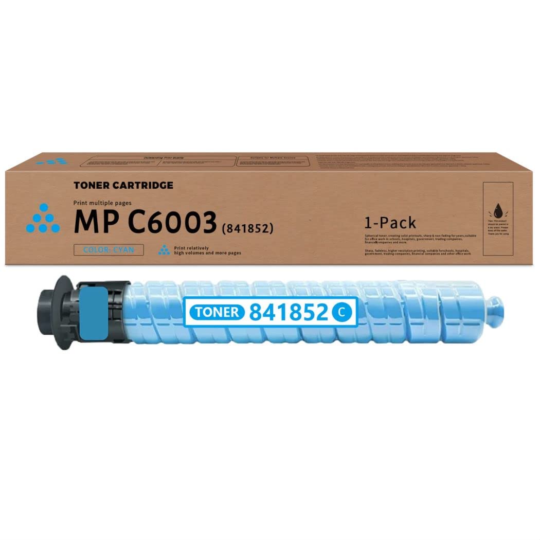 LOVPAIN Compatible 841852 Toner Cartridge Replacement for Ricoh Aficio MP C4503 C5503 C6003 Lanier MP C4503 C5503 C6003 Savin MP C4503 C5503 C6003