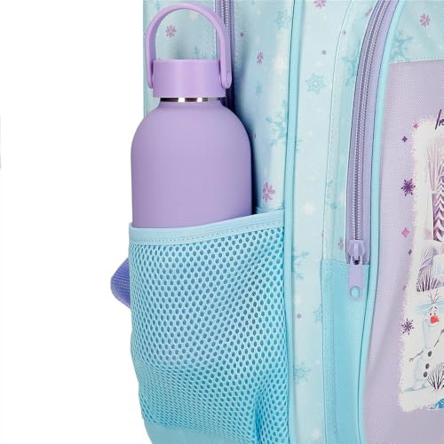 Miniatura 6 de Joumma Disney Frozen In This Together Mochila Escolar Adaptable a Carro Lila 30x40x13 cm Poliéster 15,6L
