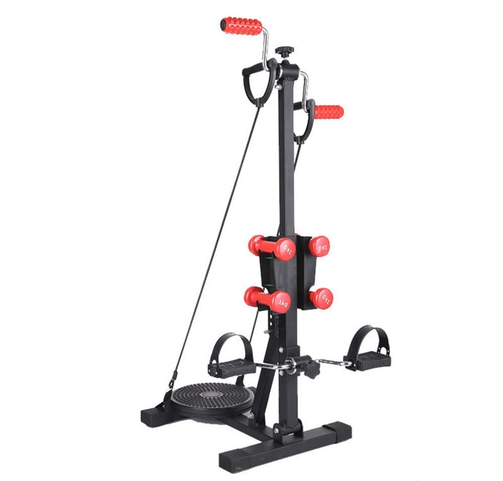 Vertical Climber Home Gym, Climbing Machine Cyclette, per Home Body Trainer Stepper Cardio, Allenamento Allenamento Impugnature Antiaderenti Gambe Braccia Addominali Polpaccio
