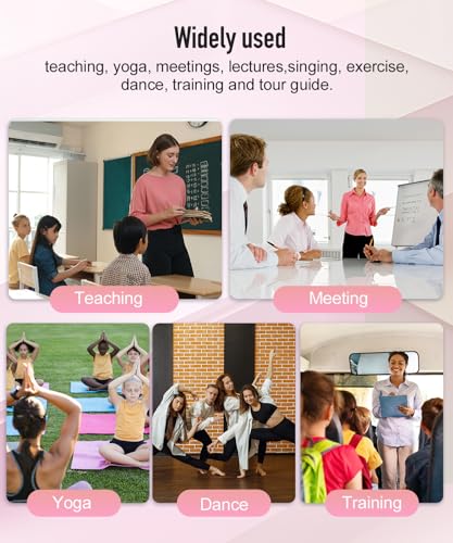 Image of SHIDU 30W Wireless Voice Amplifier with Lavalier Microphone, Bluetooth Voice Amplifier for Teachers, Portable Voice Amplifier with Bluetooth speaker with microphone for Classroom