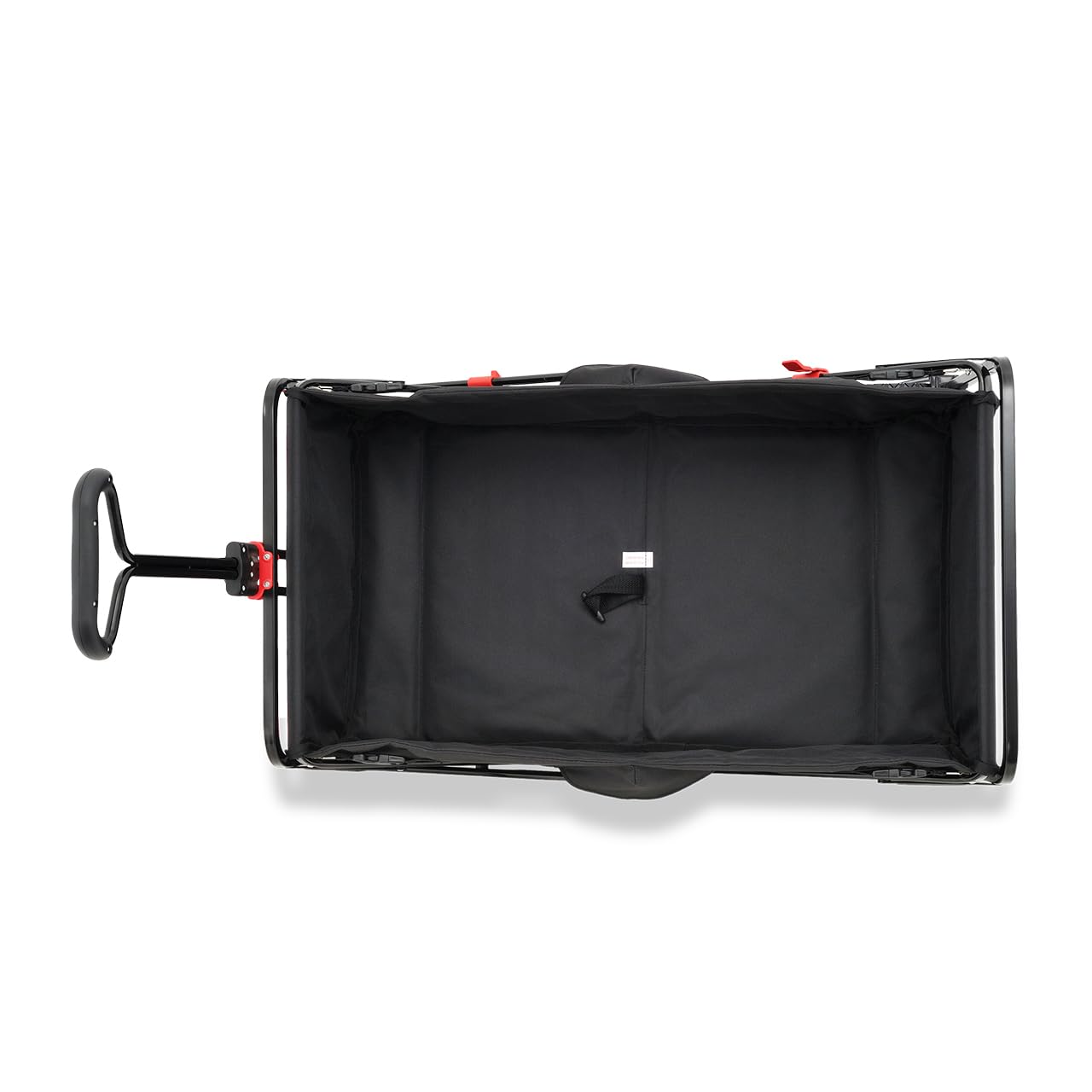 FUXTEC Carrello pieghevole CT100 - Bollerwagen con tetto removibile - per bambini 3-6 anni - Portata fino a 75kg - Ruote larghe per ogni terreno - Sacca posteriore fissa - Tessuto lavabile