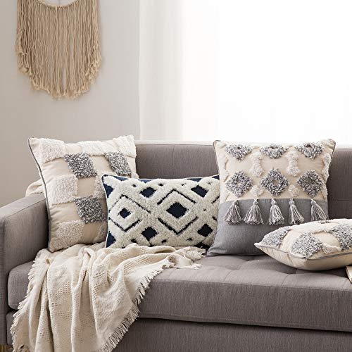 MIULEE 1 Stück Dekorative Kissenbezug Polyster Dekokissen Boho Super Weich Kissenbezüge Quaste Decor Kissenhülle für… – Bild 7