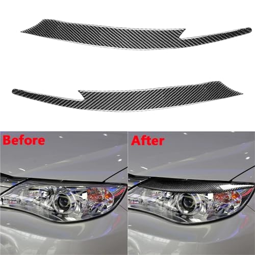 Paupières de phares carbone Subaru Impreza 2008-2011 pour masquer les micro-rayures