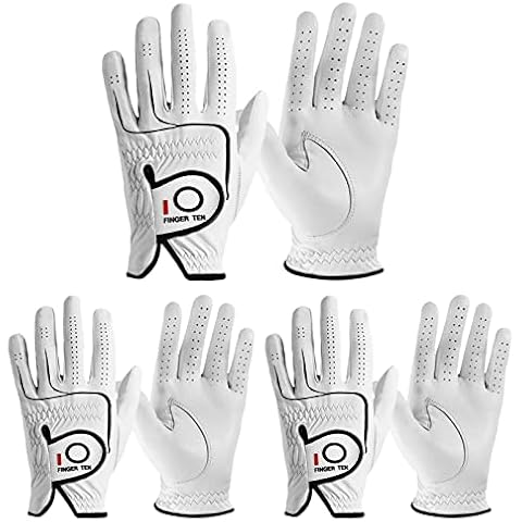 FINGER TEN Golf Gloves 3 Pack Cover