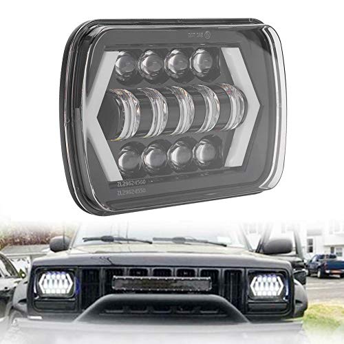 Optique de phare LED H4 haute performance compatible avec Cherokee XJ