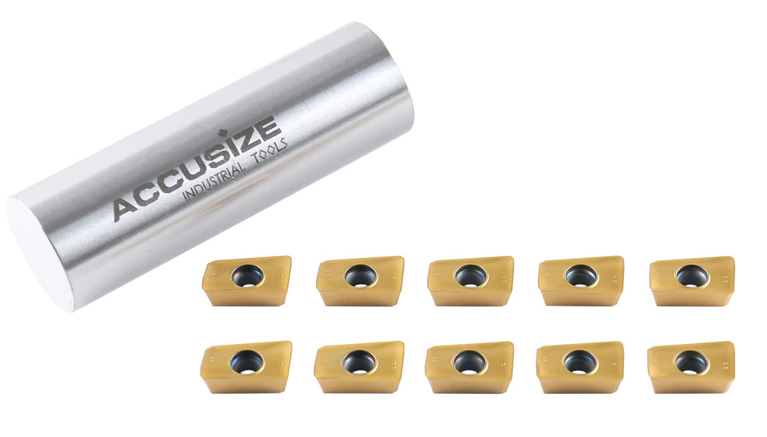 Accusize APKT11T3 Carbide Inserts - TiN Coated -4 Accusize APKT11T3 Carbide Inserts - TiN Coated -4