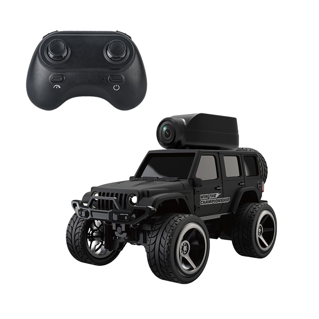 KF32 - Macchina fotografica radiocomandata, scala 1:64, mini 4WD Alloy Crawler Truck con controllo app, illuminazione LED, sterzo proporzionale, veicolo fuoristrada per adolescenti e adulti