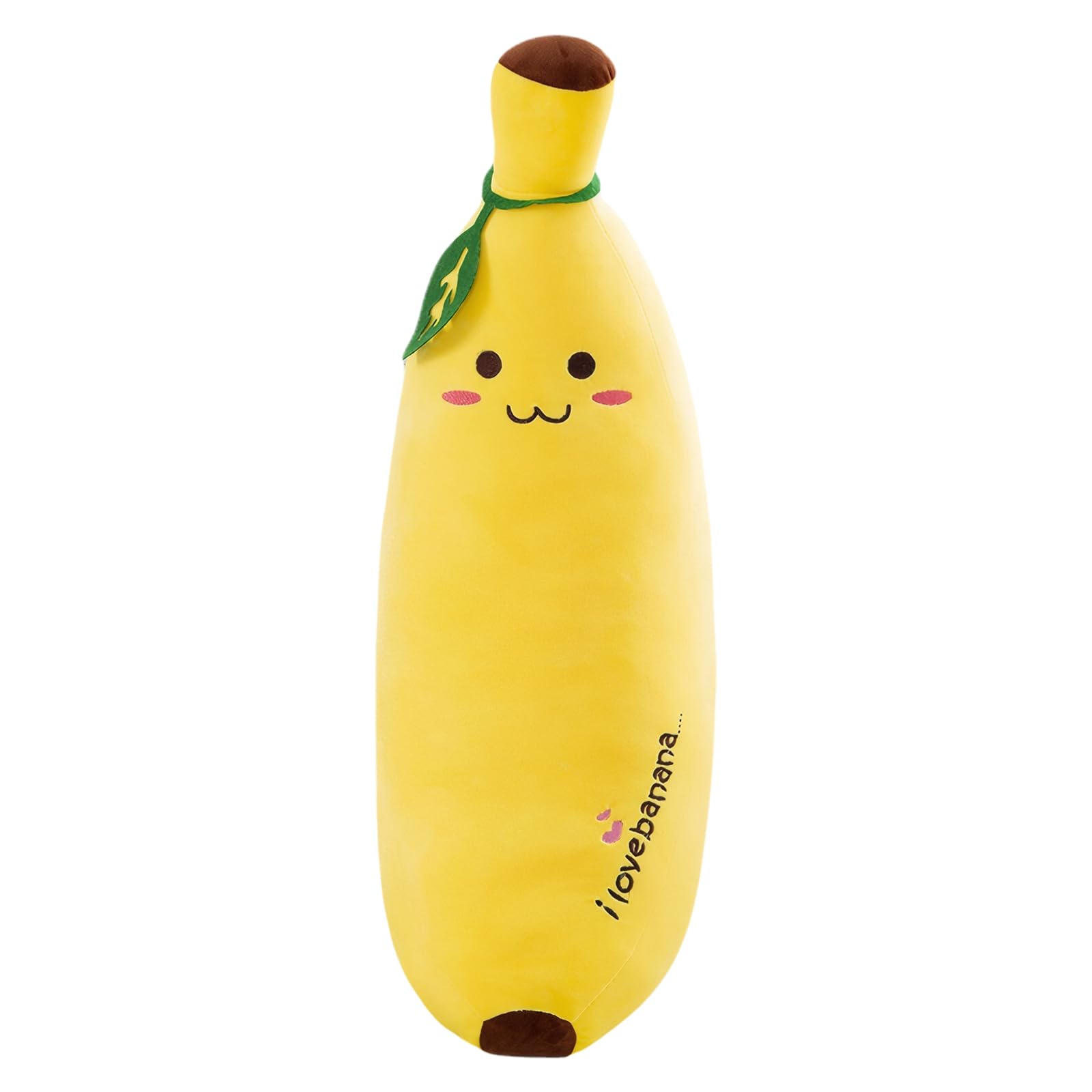 MMTTAO Banana Plush Pillow Toy Fruit Kids Pillow Banana Plushies Stuffed Animal Cute Dolls Collection Hugging Soft Plushie