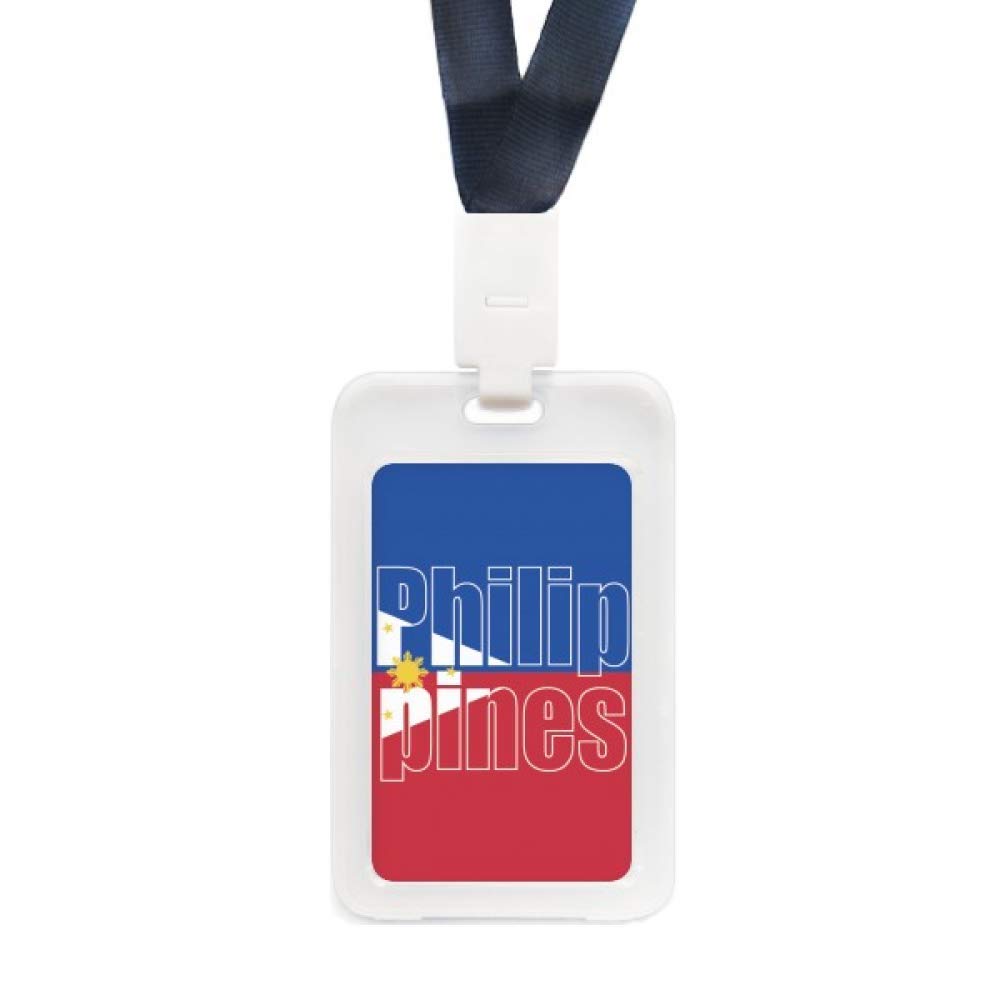 Étui transparent drapeau des Philippines pour carte d'identité - 4