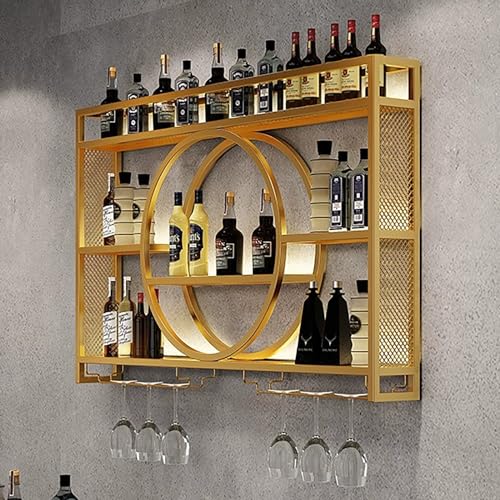 Étagère de bar à vin à LED pour organiser le manque de place et ranger vos bouteilles