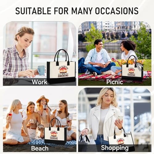 Bolsa Tote de Lona para Mujer miniatura 6