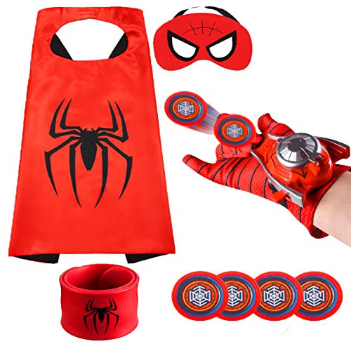 Superhero Toy for 4-10 Year Old Boys Superhero Cape and Masks Set Superhero Dress up Masks for kids Halloween Birthday Gifts