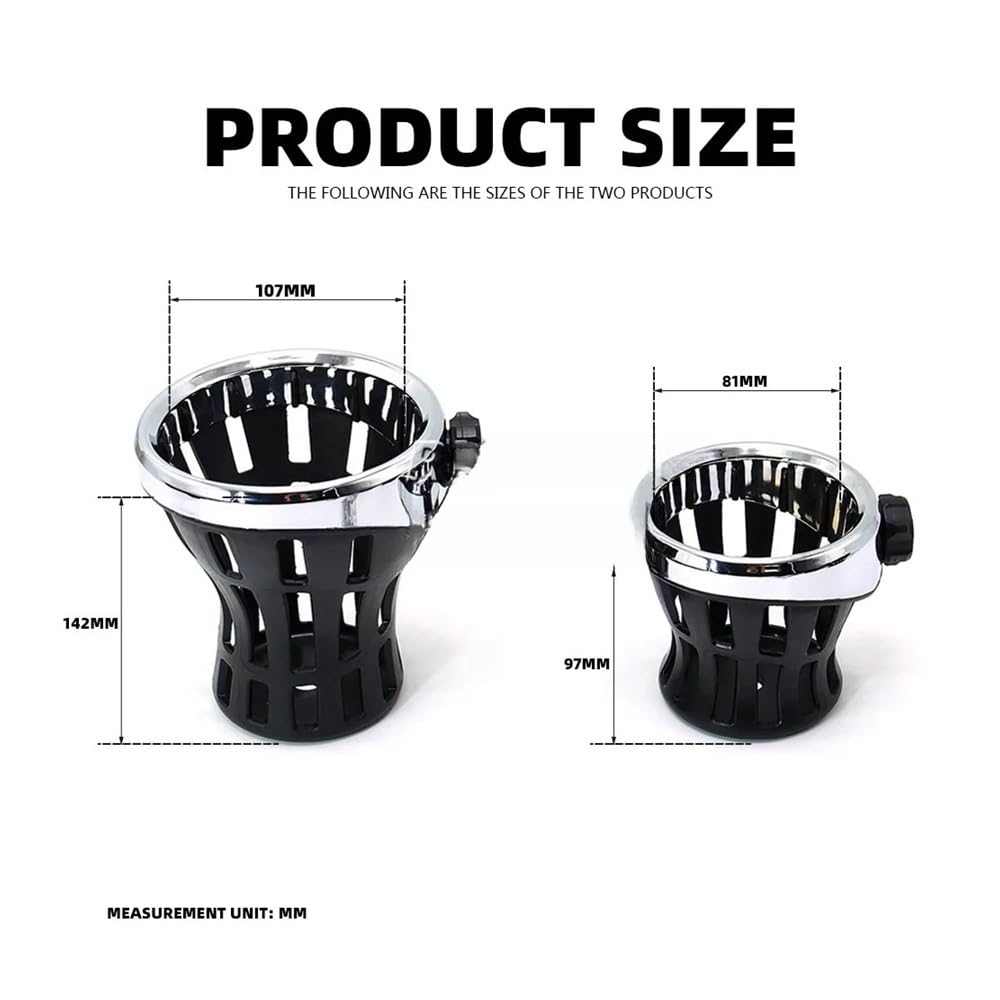 Portabidón Soporte Soporte para Vasos Agua Potable para Motocicleta Soporte Universal para GL1800 GL1500 F6B