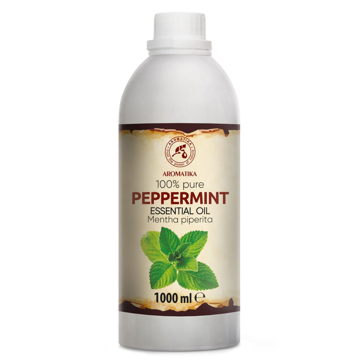 Aceite Esencial de Menta Piperita 1000 ml - para Difusores y Aromaterapia | Jabones y velas; aroma a menta; uso para lámparas aromáticas y difusores; fragancias para el hogar; ambiente aromático