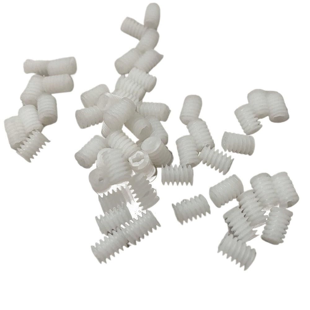 Shaft Pinion 10pcs 0.3 Module Worm Gear 0.7mm Tight Fit Shaft Plastic Worm Gear 3mm Diameter 0.65mm Bore Pinion Gear Motor Transmission