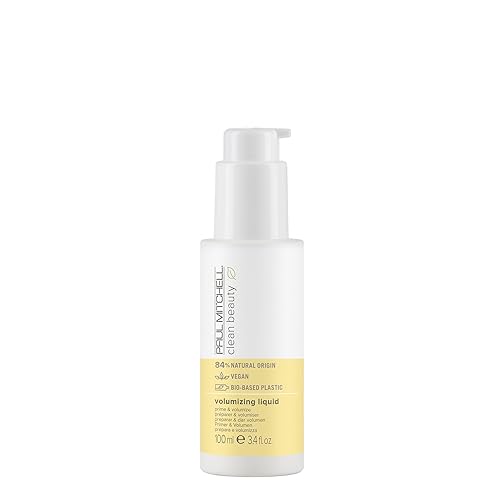 Paul Mitchell Clean Beauty - Líquido voluminizador, para todo tipo de cabello, especialmente para cabello fino, 3.4 onzas líquidas