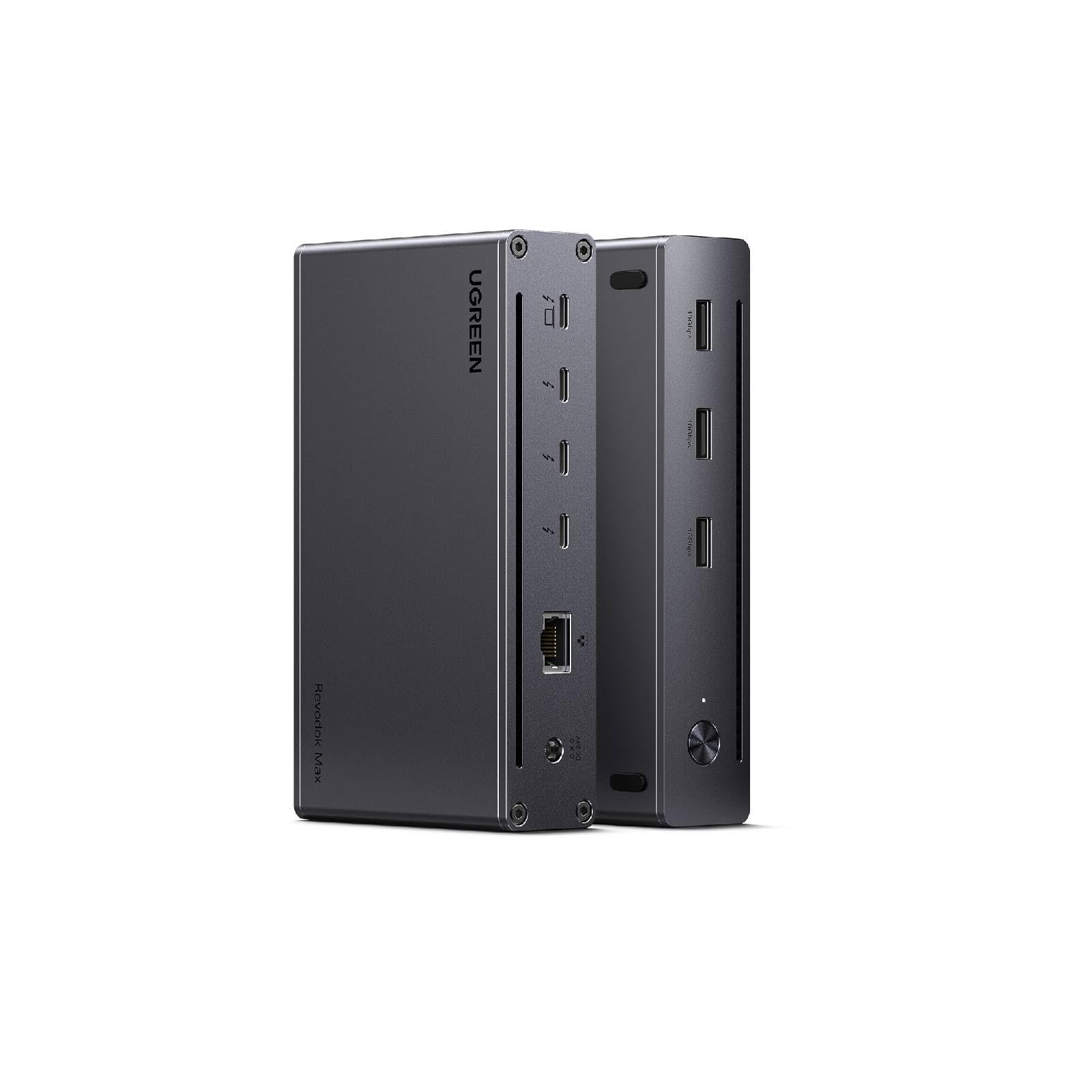 UGREEN Revodok Max 208 Thunderbolt 4 Dock 8 in 1, 3×Thunderbolt 4 40Gbps, Up to 8K30Hz, 85W Charging, Ethernet Port 1Gbps, 3 USB A 10Gbps, Docking Station Compatible with MacBook Pro, HP, ASUS, XPS